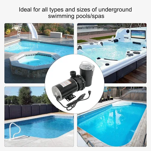 Miniatura 5 de Bombas de piscina sobre el suelo 1.0 motor HP W3SP1580 Power Flo LX Bomba de piscinas de una sola velocidad 115V, 11.2A, 60HZ, 3450RPM para piscina