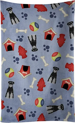 Miniatura 96 de Caroline's Treasures BB2654KTWL Dog House Collection Airedale - Toalla de cocina para invitados, toalla de baño decorativa para cara, té, paño