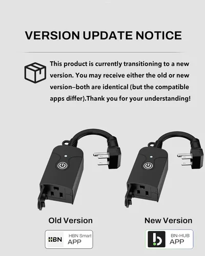 Miniatura 3 de Enchufe WiFi inteligente para exteriores, temporizador Wi-Fi resistente HBN con una toma de tierra, control remoto inalámbrico por aplicación