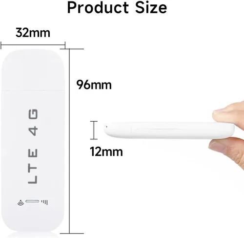 Miniatura 6 de Enrutador WiFi 4G portátil con ranura para tarjeta SIM, módem WiFi LTE USB WiFi de alta velocidad, punto de acceso portátil de viaje, mini enrutador