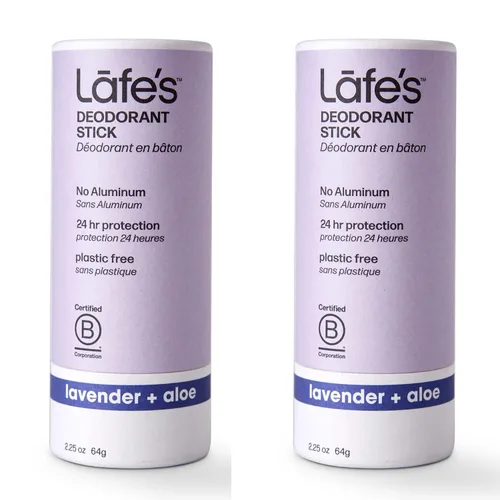 Miniatura 7 de Lafe's Desodorante natural Desodorante natural en barra sin plástico de 2.25 onzas en embalaje de papel Sin aluminio, parabenos ni bicarbonato