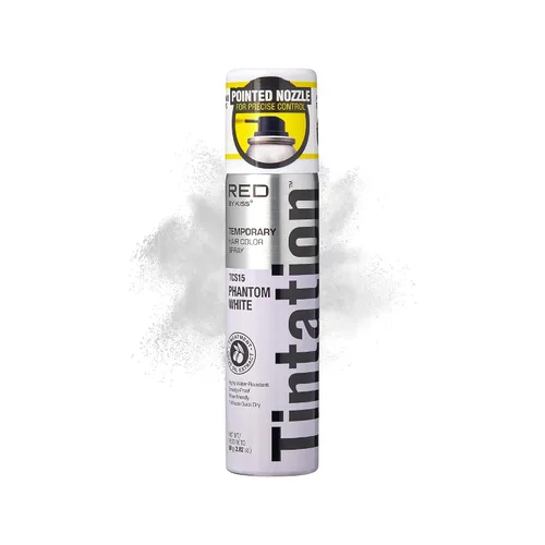 Miniatura 13 de Red by Kiss Tintation - Spray de color temporal para el cabello, 2.82 onzas, secado rápido y a prueba de manchas, tinte lavable de color vivo, spray