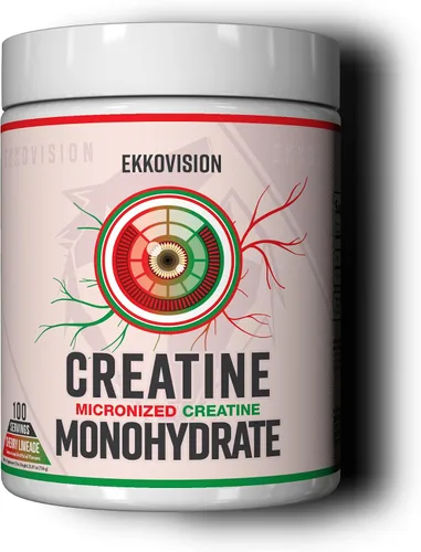 Miniatura 27 de Ekkovision Polvo de Monohidrato de Creatina Micronizado, Cereza Negra, Suplemento Pre Entrenamiento y Post Entrenamiento para Hombres y Mujeres