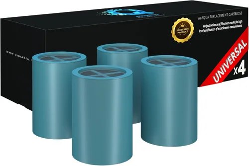 weAQUA NO BS - Cartucho de repuesto para filtro de ducha – 99% de eliminación de agua dura, cloro, metales pesados, flúor y más – Ajuste universal –