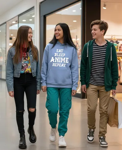 Miniatura 3 de Tstars Divertida sudadera con capucha Otaku para adolescentes y mujeres, sudadera con meme de anime japonés, regalo para fanáticos del manga