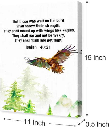 Miniatura 2 de Lienzo decorativo para pared con texto en inglés "God Says You Are", con versículos bíblicos inspiradores para mujeres y niñas, decoración de pared