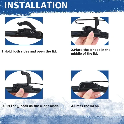 Miniatura 3 de Kit de limpiaparabrisas manual para carrito de golf, universal con limpiaparabrisas utilitario de 15.7 pulgadas, funciona a mano, compatible