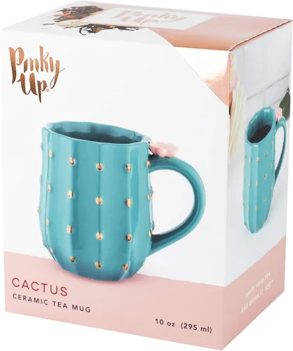Miniatura 9 de Pinky Up Tazas de café de cerámica de cactus, tazas de té, taza de viaje, taza de latte, vasos para beber para chocolate, leche, cócteles, cócteles
