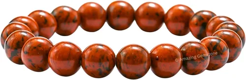 Miniatura 116 de Amazing Gemstone Pulsera de cristal para mujeres y hombres, pulsera de cristal curativo de protección, pulsera elástica con cuentas de piedras