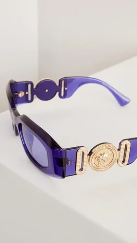 Miniatura 4 de Versace Women's Narrow Rectangle Sunglasses