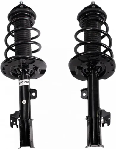 Miniatura 23 de TRQ Conjunto de Amortiguador y Resorte Delantero Cargado con Resorte Helicoidal Pre-ensamblado Compatible con Jeep Cherokee Limited AWD 14-22 Sin