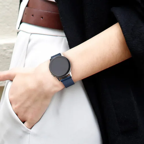 Miniatura 7 de Wanme Bandas de metal para Samsung Galaxy Watch Active 2, 1.73", 1.58", Active 1.58", Watch 3 1.61" y Galaxy Watch 1.65", 0.79", correa de repuesto