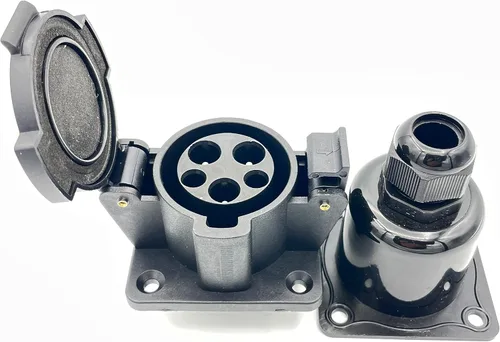 Miniatura 4 de SAE J1772 Tipo 1 Entrada de zócalo para Cargadores de Nivel 1 y Nivel 2 de J1772 Lado de Vehículo EV Conector Socket 16A/32A/50A