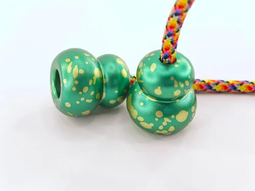 Miniatura 20 de Cuentas Fidget - Cuentas Fidget Antiestrés Spin & Bump - Hechas de aleación de aluminio - para hombres, mujeres y jóvenes jugadores hábiles crea un