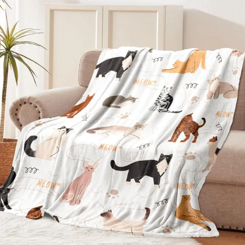 Miniatura 9 de Tupmnbry Manta tipo bóxer para perros y cachorros, manta de franela súper suave, ligera y esponjosa para mascotas lindas, 50 x 60 pulgadas
