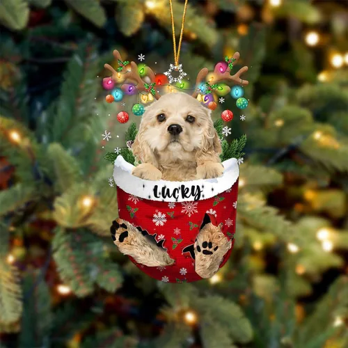 Miniatura 82 de Adorno de Navidad personalizado para perro Airedale Terrier en bolsillo de nieve, adorno para árbol de Navidad, idea de regalo para amantes