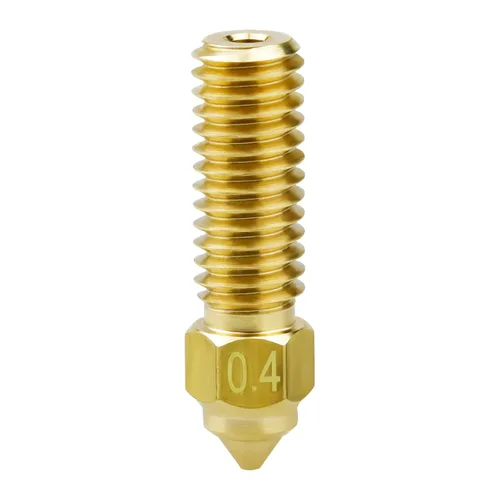 Miniatura 2 de Kit de 4 boquillas K1 de alta velocidad y alto flujo de 0.016 in de latón M6 compatibles con Creality K1, K1 Max, Ender 3 V3 KE / CR10 SE/CR-M4