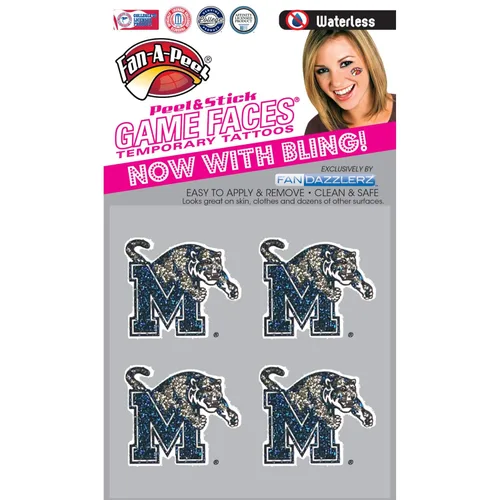 Miniatura 107 de Fan-A-Peel Tatuajes temporales sin agua del estado de Florida, hipoalergénicos, para despegar y pegar, tatuajes temporales impermeables, con Florida