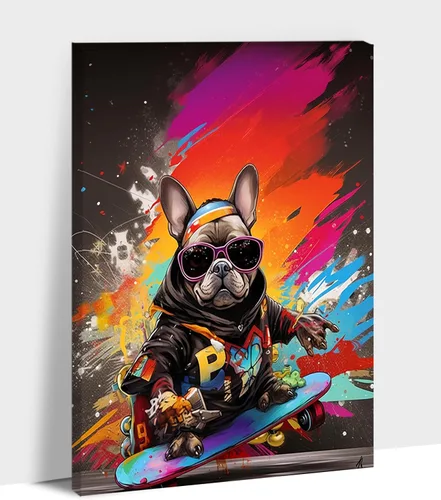 Miniatura 9 de ANRUOXI Arte de Pared de Graffiti, Impresión de Lienzo de Astronauta Espacial de Graffiti para Decoración de Pared, Impresiones de Arte Modernas