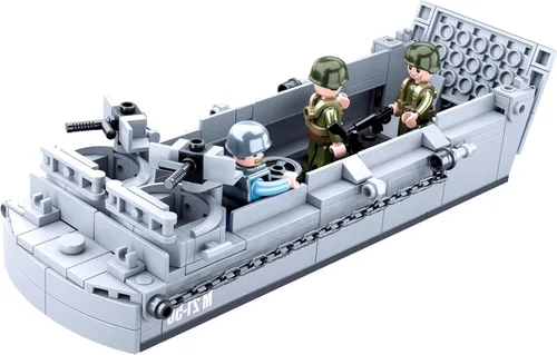 Miniatura 9 de Juego de ladrillos para vehículos militares de la Segunda Guerra Mundial de la Segunda Guerra Mundial, juego de ladrillos para vehículos militares