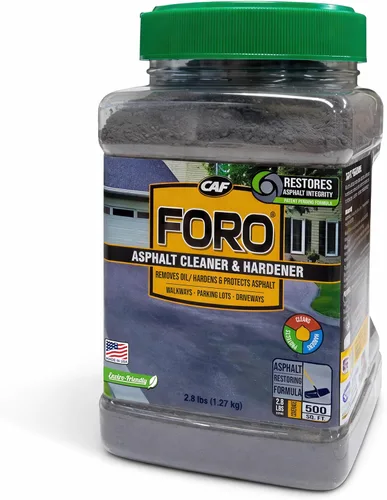 CAF Outdoor Cleaning FORO - Limpiador y endurecedor de asfalto, removedor de manchas de aceite para superficies de entrada de asfalto y