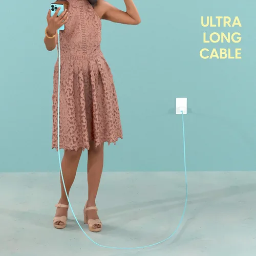 Miniatura 7 de TalkWorks Cable de carga Lightning plano compatible con iPhone 14/Plus/Pro/Pro Max, 13/Mini/Pro/Pro Max, 12/Pro/Pro Max/Mini, 11/Pro/Pro Max, XR