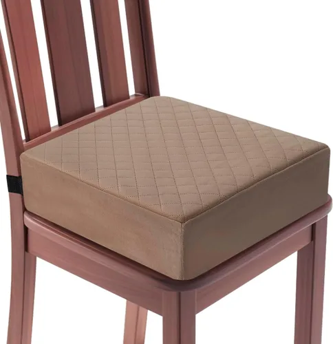 Miniatura 15 de Cojín elevado para adultos, 16 x 16 x 4.5 pulgadas, cojín de asiento de firmeza media para el hogar, oficina, silla de ruedas, automóvil, funda