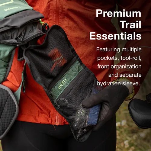 Miniatura 5 de Osprey Escapist Velocity - Mochila de hidratación para bicicleta (6 litros), con depósito hidruálico