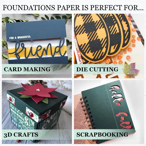 Miniatura 7 de Cardstock Warehouse Foundations Barely Gray - 8.5 x 11 pulgadas, 80 libras, 7.58 oz/m², papel de cartulina 100% reciclado, 25 hojas