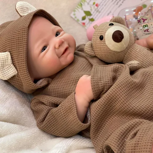 Miniatura 8 de OtardDolls Muñecas Bebé Reborn Realistas Muñeca Bebé Reborn de 17 Pulgadas Cuerpo Completo de Silicona Bebé Hecho a Mano con Peso Recién Nacido