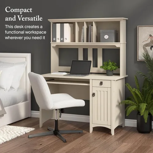 Miniatura 4 de Bush Furniture Salinas Mission escritorio con gabinete, Madera