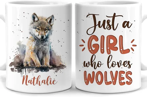 Miniatura 19 de Hyturtle Regalos Personalizados Amante de Ranas - Solo Una Chica Que Ama Las Ranas Taza de Café Personalizada con Nombre en Cerámica de 11oz - Idea