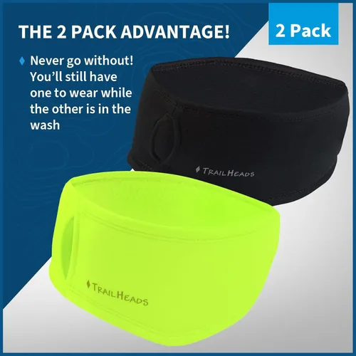 Miniatura 57 de TrailHeads - Diadema para mujer, diseño de cola de caballo, con banda para la oreja que absorbe la humedad, ideal para correr