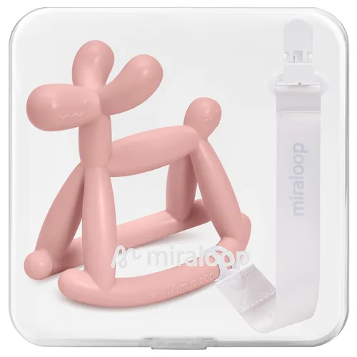 Miniatura 17 de Mordedor de Bebé Miraloop de Cristal en Gelatina – Juguete de Alivio de Dentición Jellydog para Bebés de 3-6 Meses, Mordedor de Mano de Silicona