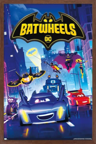 Miniatura 7 de DC Comics - Póster de pared con diseño de ruedas para TV, 34 pulgadas de largo x 22.4 pulgadas de ancho, versión premium sin marco
