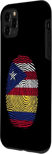 Miniatura 2 de Funda para iPhone 11 Pro Max Boricua y Colombia con huellas dactilares puertorriqueñas
