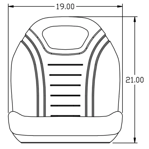 Miniatura 2 de Stevens Lake Parts Asiento compatible con JD para John Deere X300 X300R X320 X340 X360 X500 X520 X530 Garden