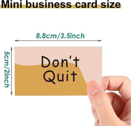 Miniatura 3 de Outus 120 tarjetas con citas motivacionales de motivación, agradecimiento, gratitud, motivación comercial, 30 estilos, 3.5 x 2 pulgadas