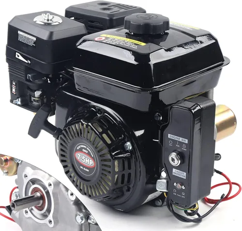 Miniatura 8 de Motor de gas Go Kart de 7.5HP 210CC con arranque eléctrico a gas de 4 tiempos OHV, motor de gasolina de gas, lavadoras a presión de gas, divisores