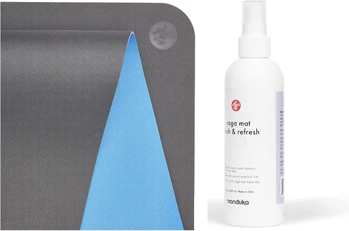 Miniatura 8 de Manduka Begin Yoga Mat 68" - 5mm de acolchado Cómoda, ligera y reversible con raya de alineación Económica 68 x 24 pulgadas