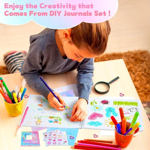 Miniatura 3 de Souroyea Kit de diario de bricolaje para niñas, juego de diario para niñas adolescentes, regalos de Navidad y cumpleaños para niñas de 7, 8, 9, 10
