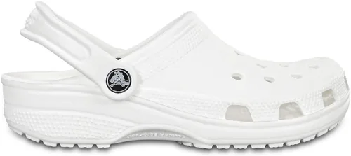 Miniatura 4 de Zuecos clásicos Crocs unisex para adulto, Blanco, 9 mujer/7 hombre