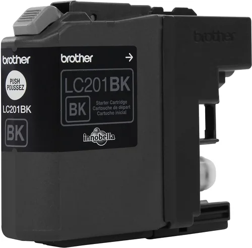 Miniatura 7 de Cartucho de tinta de rendimiento estándar LC201BK Brother, Negro