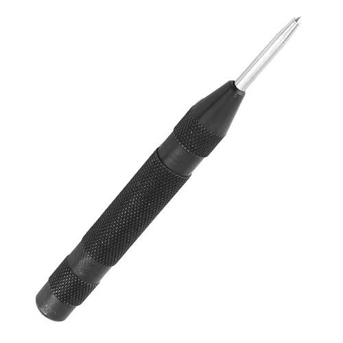 Miniatura 7 de Perforadora central automática de 5.12 pulgadas, perforadora de agujero central de metal con impacto de resorte ajustable para metal o madera