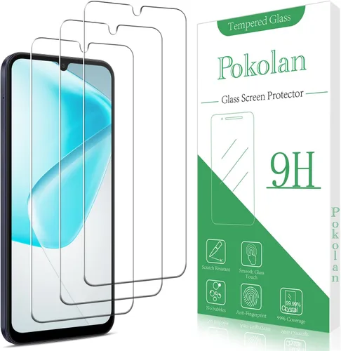 Miniatura 10 de Pokolan Paquete de 3 protectores de pantalla de privacidad para Samsung Galaxy S23 FE/ A54 5G antiespía privado de vidrio templado, antiarañazos