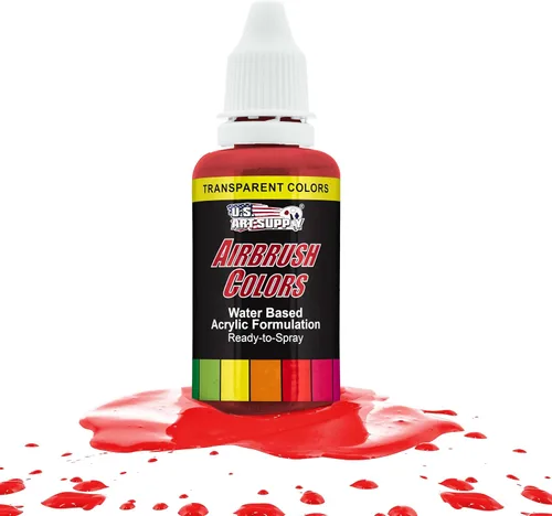 Miniatura 11 de U.S. Art Supply Pintura acrílica transparente Chartruesse para aerógrafo, 8 onzas, lista para rociar, pintura con pincel de aire para uñas, modelos