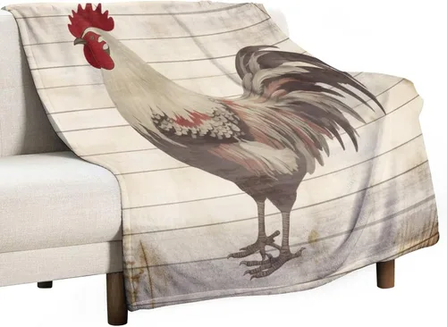 Miniatura 34 de Manta de gallos orgánica de forro polar de pollo de 30 x 40 pulgadas, manta de franela para sofá, cama para adultos, niños, adolescentes, regalo