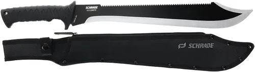 Miniatura 6 de Schrade Delta Class Decimate Kukri 20.75in with 14.5in 3Cr13 Steel Blade and Non-Slip Grip for Outdoor Survival, Camping, and Bushcraft