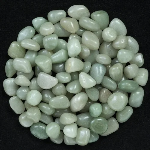 Miniatura 8 de Crocon 1LB Jade Verde piedras rodadas y cristales a granel 2000+ quilates kit de cristales naturales para curación de Reiki, piedras pulidas