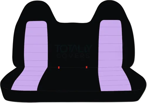 Miniatura 16 de Totally Covers Compatible con Ford F-150 F-250 F-350 1992-1998 Fundas de Asientos de Camión de Dos Tonos (Banco Sólido Delantero/Trasero) con/sin